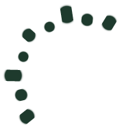 Icono gráfico de piedras izquierda