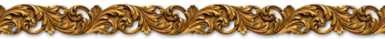 Marco ornamental dorado