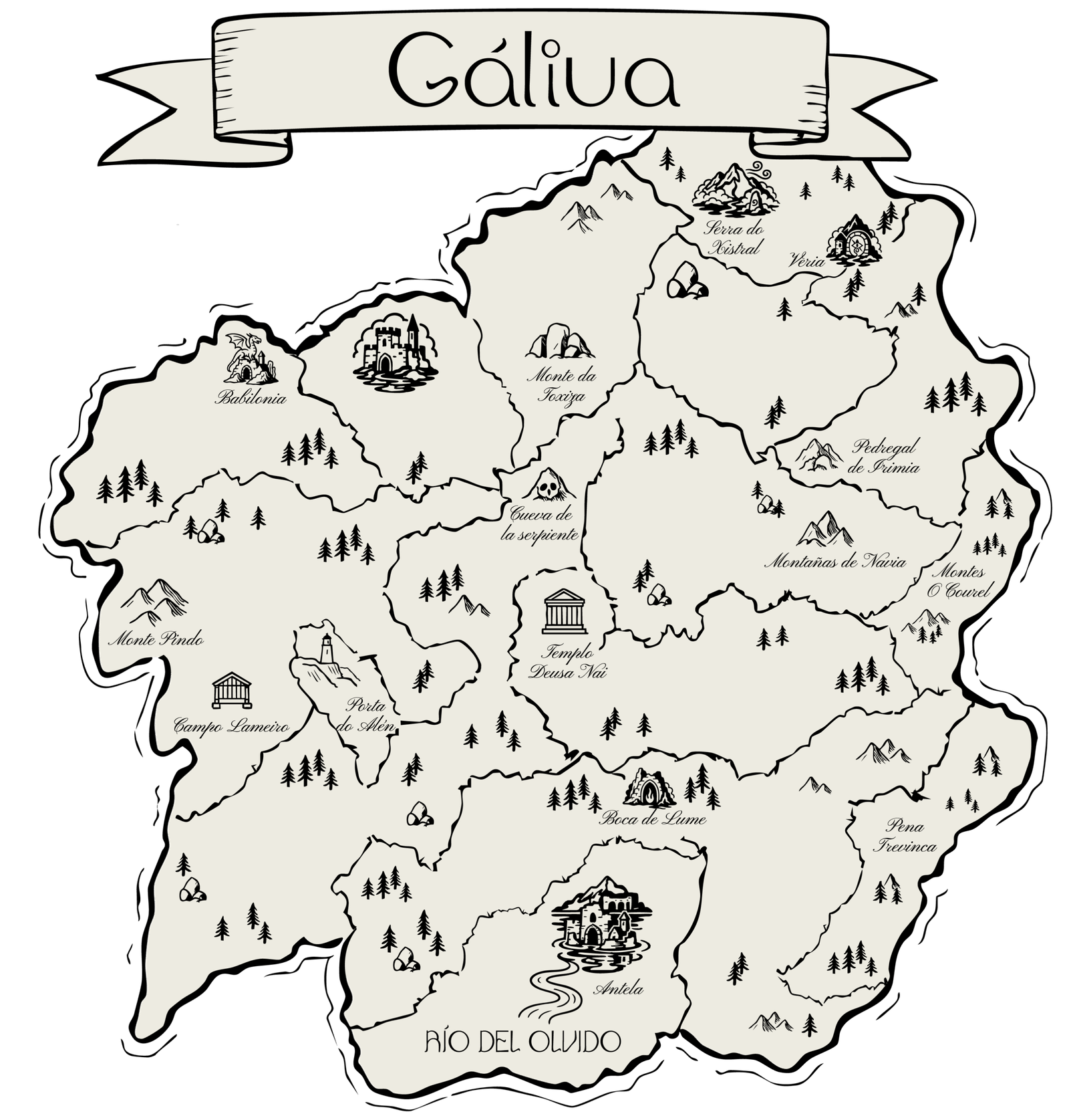 Mapa de Gáliva